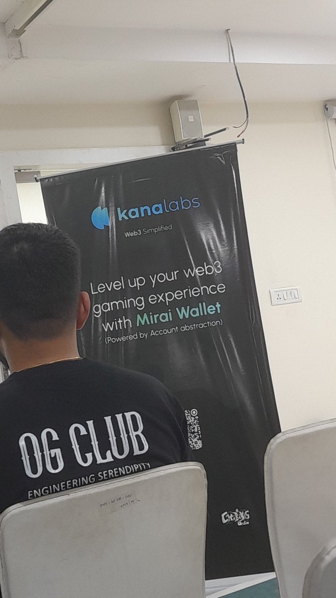 Chandra_Bose31's tweet photo. Less goo 🚀🚀🚀
Web3 gaming &amp; account abstraction at KanaLabs Konnect Hyderabad by @kanalabs and @ogclubdao. #KanaKonnect #LearnWithOG https://t.co/xN7ZgildSX