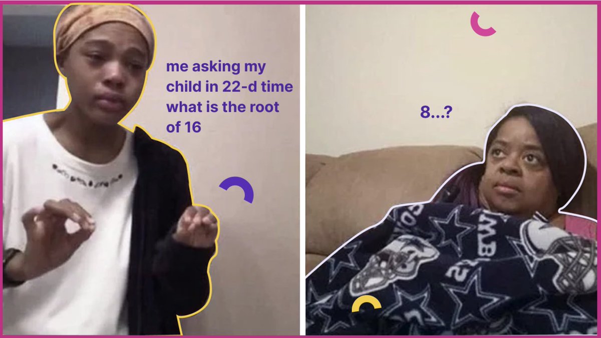 MyTutorpeers's tweet photo. Why did the parent plant joke during the math lesson with their teen?

It was trying to "root" out any dullness and make the subject more "square" ly enjoyable! https://t.co/2oLOjJgyNj