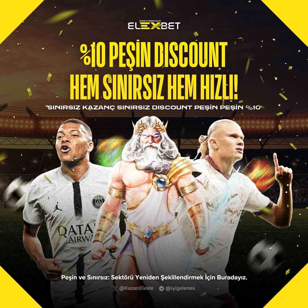 KazanElexle's tweet photo. 👑 HEM HIZLI, HEM SINIRSIZ! %10 PEŞİN DISCOUNT ELEX'TE!

✔️ %10 Peşin Discount ile Elex'te kazanmanın keyfi ara vermeden devam ediyor, Elex kullanıcıları kayıplarından anında kâr ediyor!

✅ PEŞİN PEŞİN KAZANDIRIYORUZ!

📱 Güncel Giriş İçin Tıkla: https://t.co/TioiKGLABO https://t.co/Xa9UaX43J3