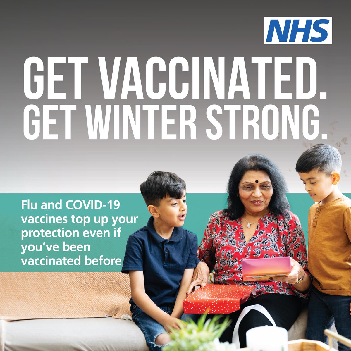 Immunity from previous flu and COVID-19 vaccines fades, and the viruses change over time.

Top up your protection — even if you’ve had flu or COVID-19 or have been vaccinated before.

Check if you’re eligible and book now at nhs.uk/seasonalvaccin… or on the NHS App.