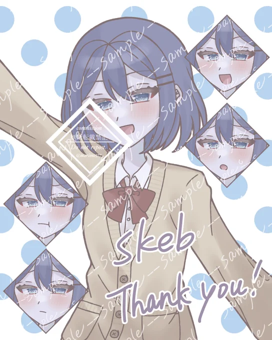 初skebでの可愛い子のご依頼でした!ありがとうございました#有償依頼 #commission 
