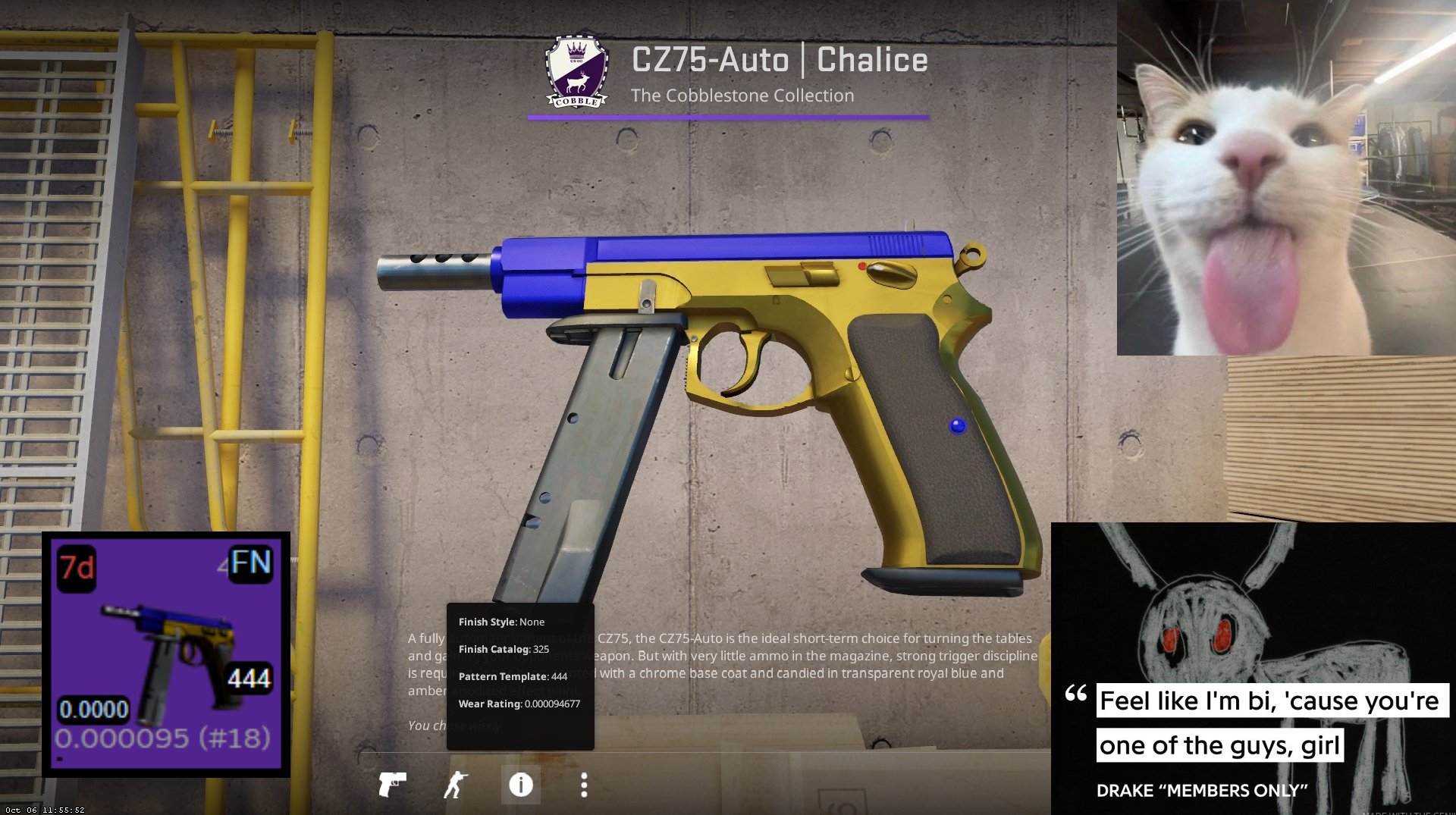 flarey on X: “Crafted 9% 0.00009 CZ | Chalice No.1 float M4A1-S 