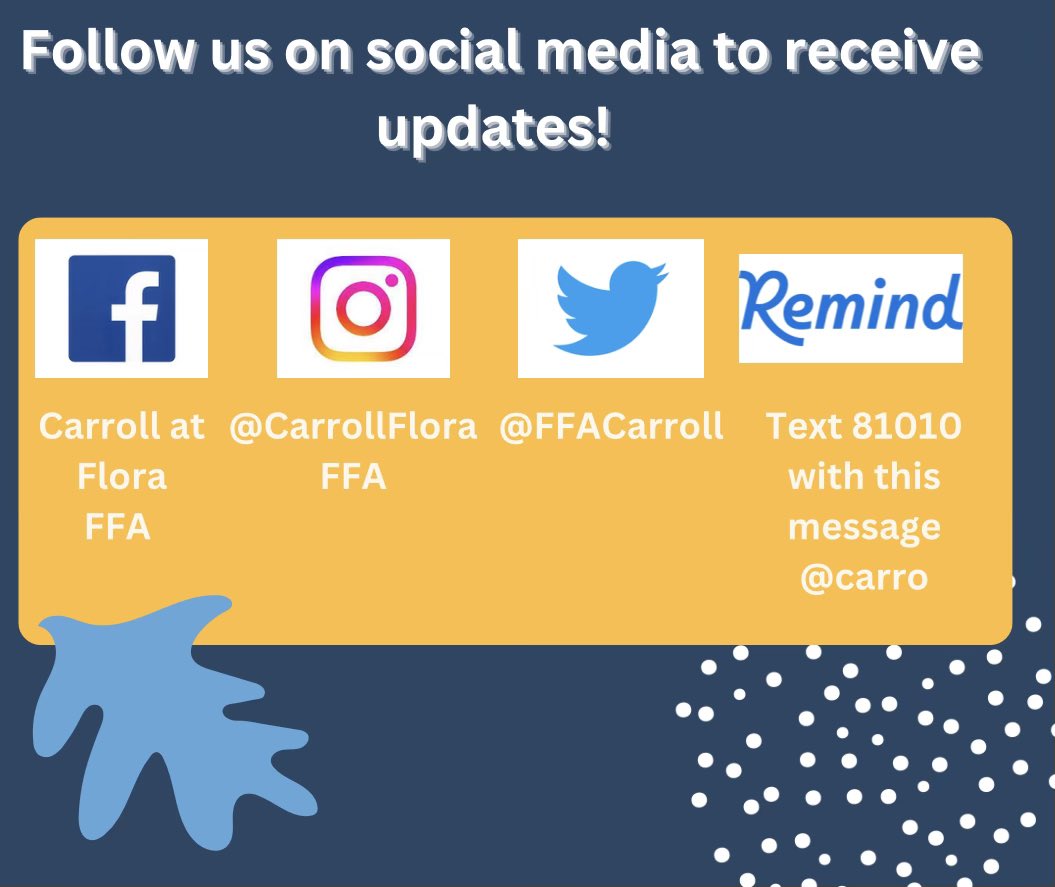 FFACarroll's tweet photo. Here’s Octobers newsletter! Don’t forget to come to the Chapter Fall Party! https://t.co/gJ97rXXXyD
