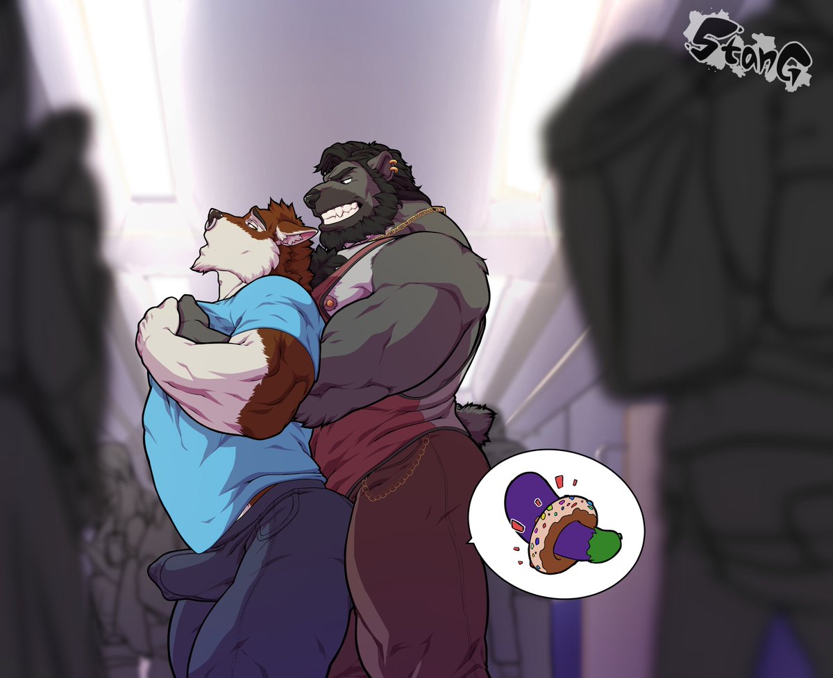 StanGArtAD's tweet photo. "It can be abit crowded at the subway" Cel-shade commission for @LostPander and @BerithPup
Thank you so much for your support ;3 https://t.co/QzHGdsSKmP