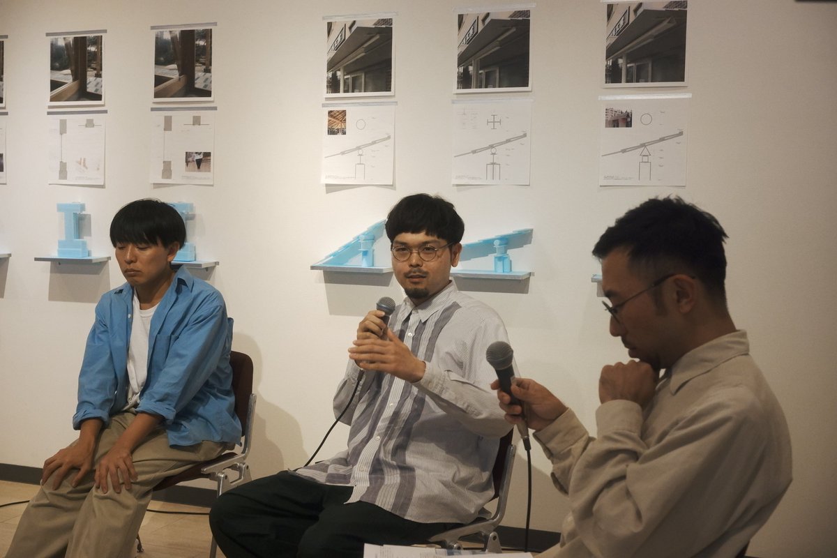 今夜はギャラリートーク２。ゲストはGROUP