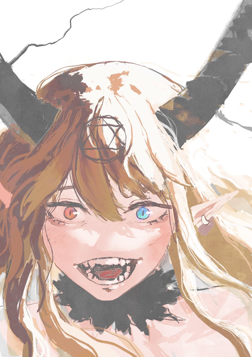 GoddKilly's tweet photo. Leaf and Baphomet
#BLACKSOULS https://t.co/MFL93XJEbo