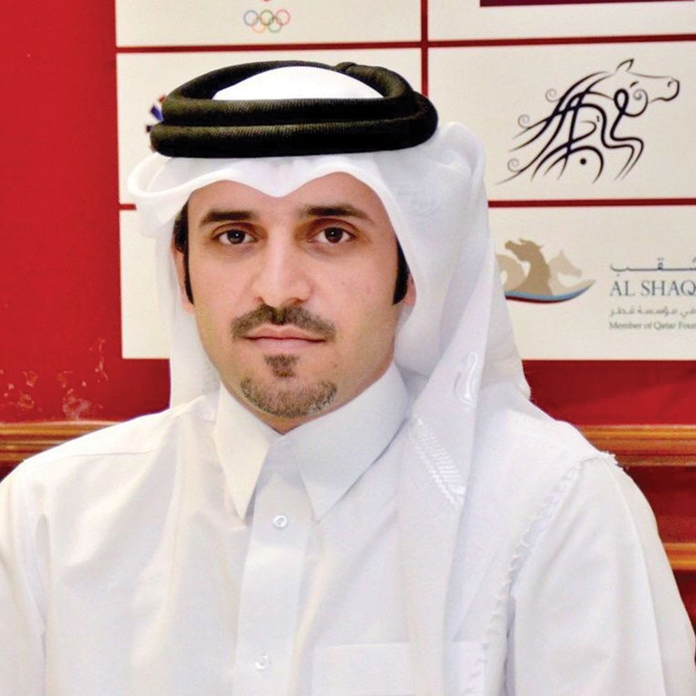 NadeebQa's tweet photo. 🇶🇦🎖️| إعادة انتخاب السيد حمد بن عبدالرحمن العطية بالتزكية رئيسًا للاتحاد الآسيوي للفروسية لدورة ثالثة حتى عام 2026 

وانتخاب السيد بدر بن محمد الدرويش أمينًا للسر العام للاتحاد 

#نديب_قطر | #قطر 🇶🇦 https://t.co/VndLsnRMV1