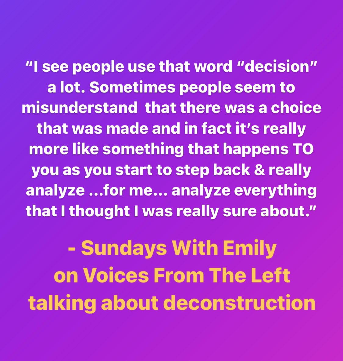 Catch the whole podcast here:

Apple- podcasts.apple.com/us/podcast/voi…

Spotify- spotify.link/pOEPrUxAHDb
 
#deconstruction #deconstructingfaith #growthmindset #agnostic #atheism #criticalthinking #churchdropout #churchtoo #identitycrisis #leftwing #democrats #liberal #progressivepolitics