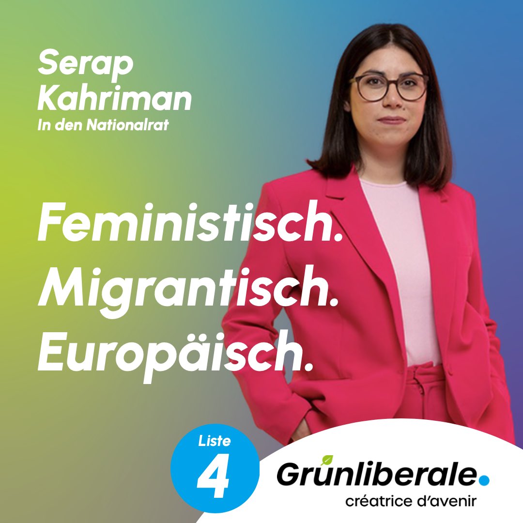 Wählt am 22. Oktober #feministisch, #migrantisch und #europäisch

Passend dazu auch <a href="/cybersandwich/">Sanija Ameti</a> und @furkan_s_oguz 

2 x auf deine Liste 🙌🏽 danke! 🔥