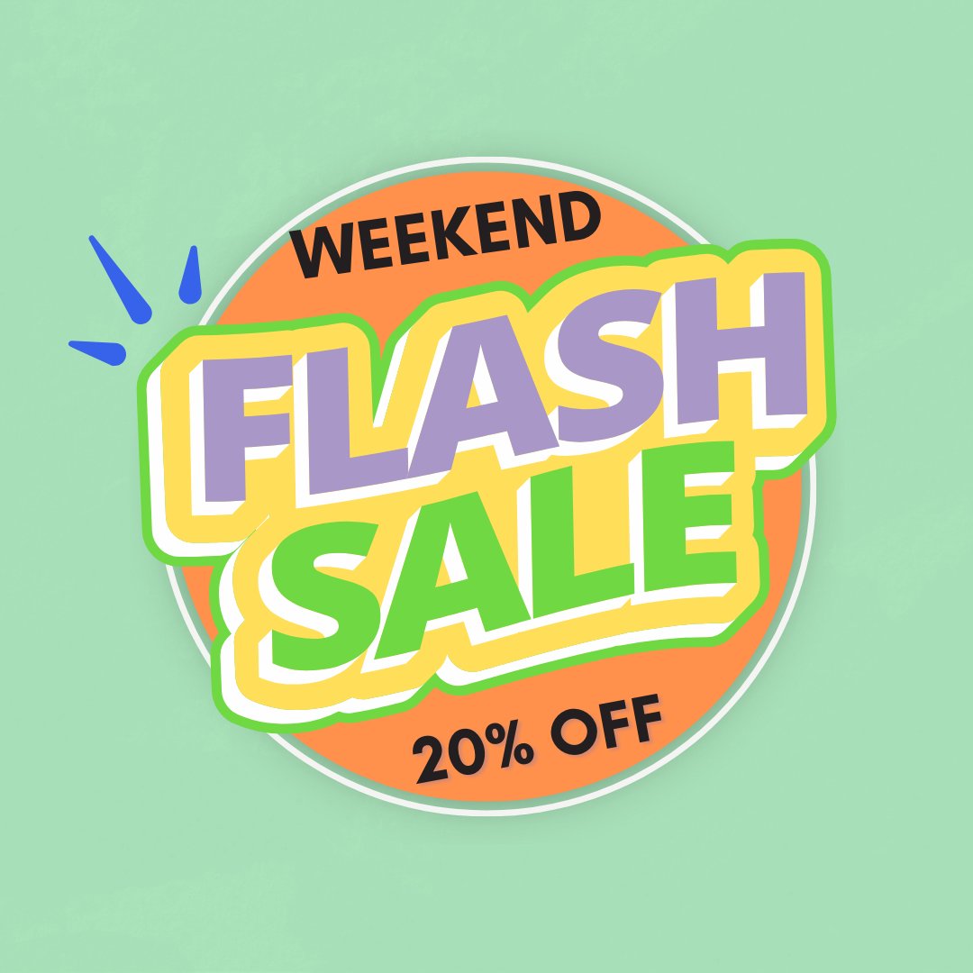 FLASH sale 20% off this weekend!!
Code FLASHSALE
If you're looking for a great deal on non-toxic cleaning and living products, then you're in luck!
To celebrate our birthday month, we are having a flash sale with 20% off!
This is the perfect opportunity to snag some amazing deals