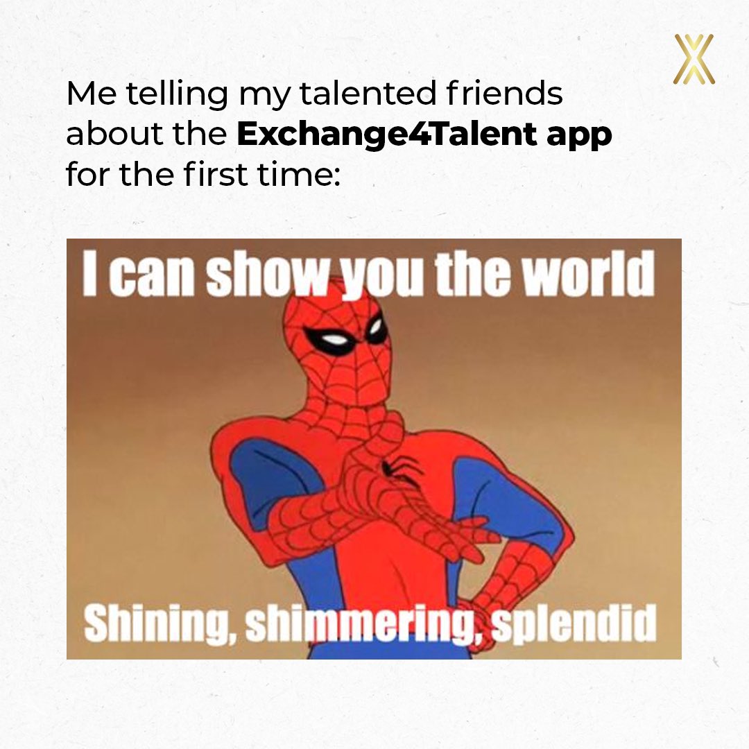 "We didn't find good talent on E4T app, “ said NO ONE EVER ☺️

App available for download on Android
Coming to iOS soon 🚀

🔖
#E4TLaunch #NowOnE4T
#E4TStarryEyed #EndlessPossibilities #MonetizeYourTalent 
#newwave #platform #creators #artists #actors #musicIan #singers #models