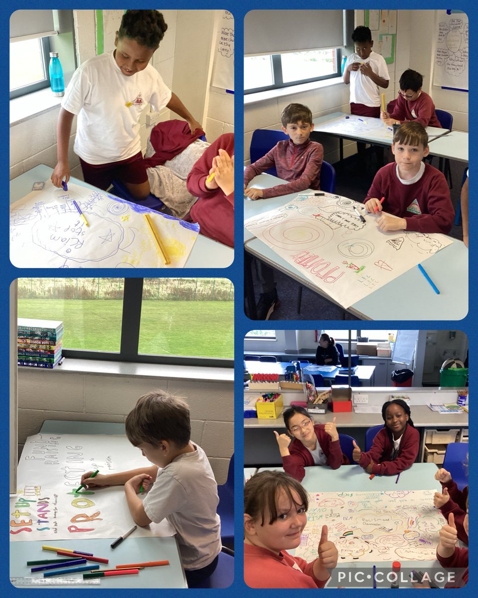 MissGrovesMLP's tweet photo. This week with the @LFCFoundation we have made posters thinking about how we are going to tackle the topic of racism and discrimination in our school @MabLanePri #pshe #iWillproject https://t.co/OBUYzd4LPh