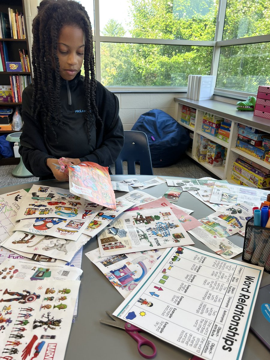 JenKingSLP's tweet photo. Visuals, strategies and multi-sensory instruction OH MY! @McLeanSchool #SLP #OG #executivefunctioning  #mcleanschool https://t.co/Xa3izFXB4C