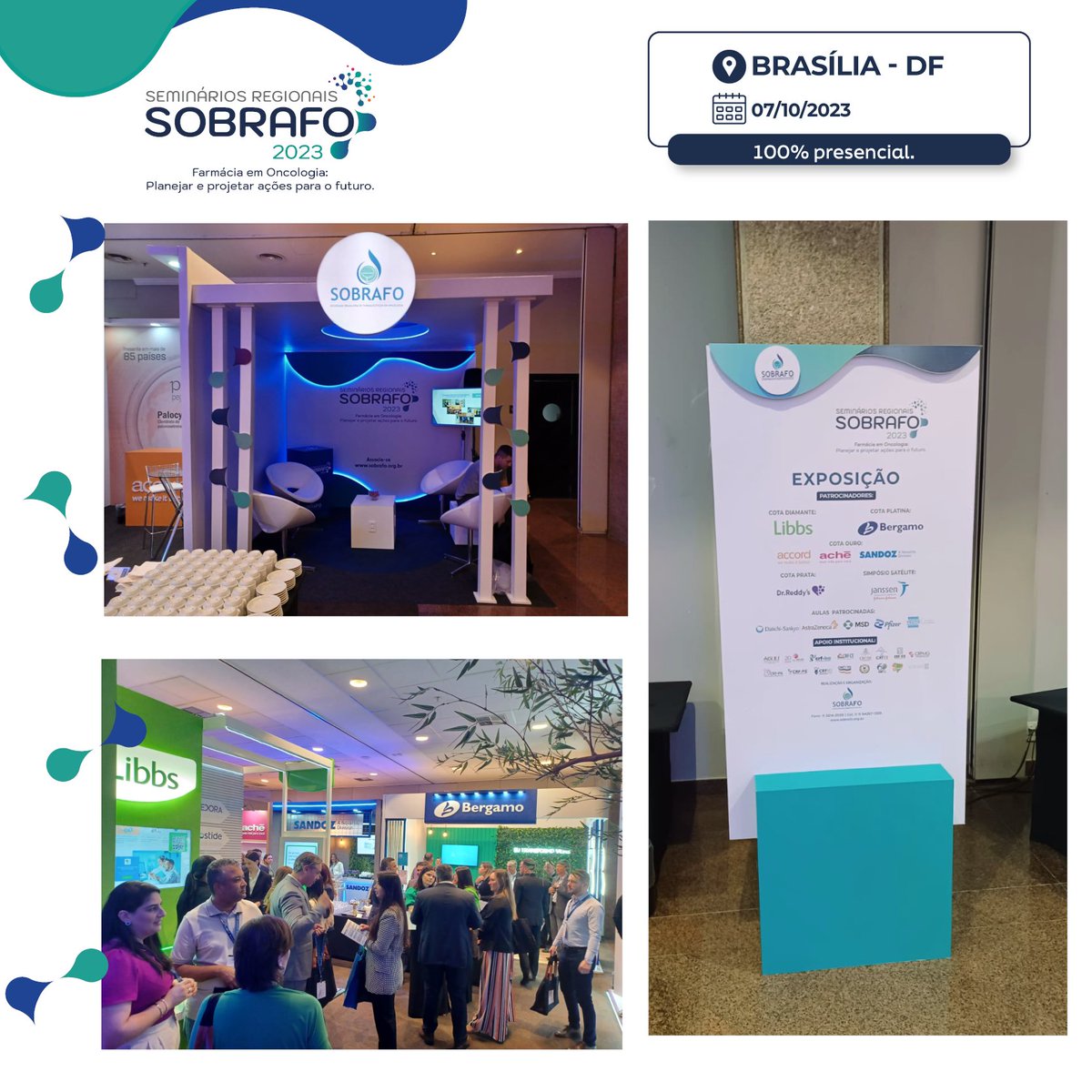 SOBRAFO's tweet photo. Farmacêuticos Especialistas em Oncologia no Seminário Regional SOBRAFO 2023 em Brasília (DF).

Destaque: Simpósio Satélite Janssen com o tema Avanços e Desafios para o Tratamento do Câncer de Pulmão no SUS, com Mario Jorge Sobreira e Natalie Ancheschi.

#seminarios2023 #sobrafo https://t.co/GZCL6Vy7a6