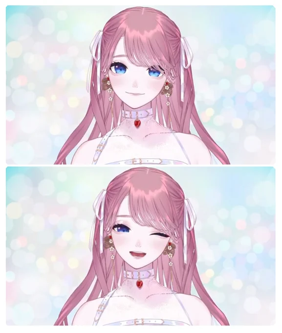 #いちご新モデル発表  お披露目配信お疲れ様でした! 悩殺ウィンク撮れました