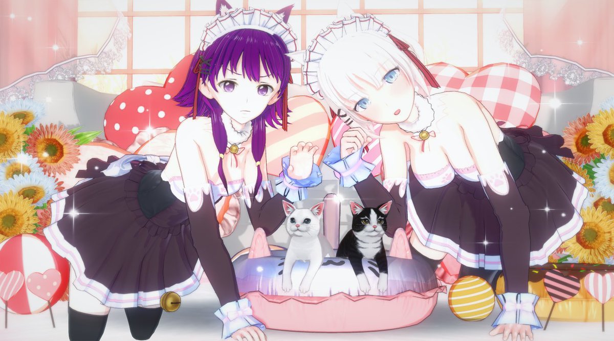 💜Lute & Siesta Neko,Lute with this Neko outfit i Love it💜
#ルーテ #fireemblemlute #felute #koikatsu #コイカツ #neko #エスタ #siesta #探偵はもう死んでいる #tanteiwamoushindeiru #siesta #nekogirl #fehlute #猫娘