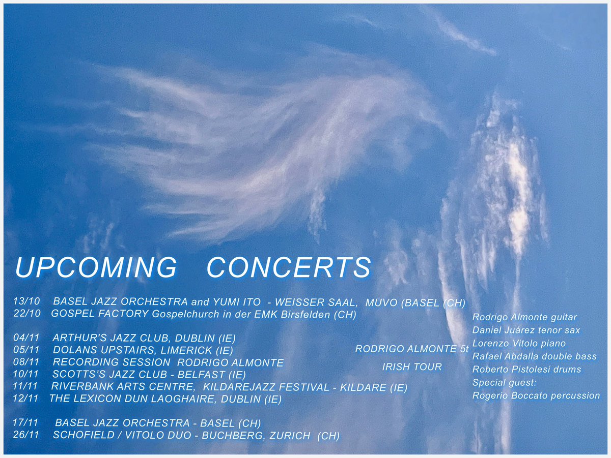 LorenzoVitolo's tweet photo. So excited for the upcoming concerts with my amazing friends and great musicians, I can't wait! https://t.co/3vchMYFKhY