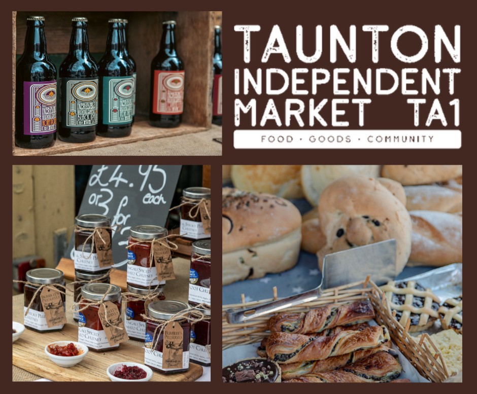 Pop over to Taunton Independent market  tomorrow! 🎪
Browse through a range of foods, gifts and homewares.

📷 > <a href="/tauntonmarket/">@Tauntonmarket</a>
🌐 > Castle Green
#Taunton #VisitTaunton #TauntonMarket #Somerset