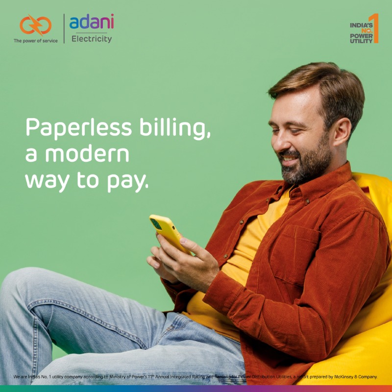 Adani_Elec_Mum's tweet photo. Paperless billing is a sustainable choice that reduces environmental impact while simplifying your financial transactions. Go green and receive your bills electronically for convenience and eco-conscious living!
#AdaniElectricity #Electricity #PaperlessBill #Mumbai