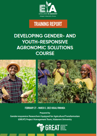 GREATAgResearch's tweet photo. Throwback!
Model 1 of the course took place in Feb-March this year. The objective was to enhance the ability of Use Case teams and partners to integrate gender and youth considerations in their workflows for more equitable and sustainable agronomy outcomes
#GenderInAgronomy https://t.co/RgGfe6Q2H5