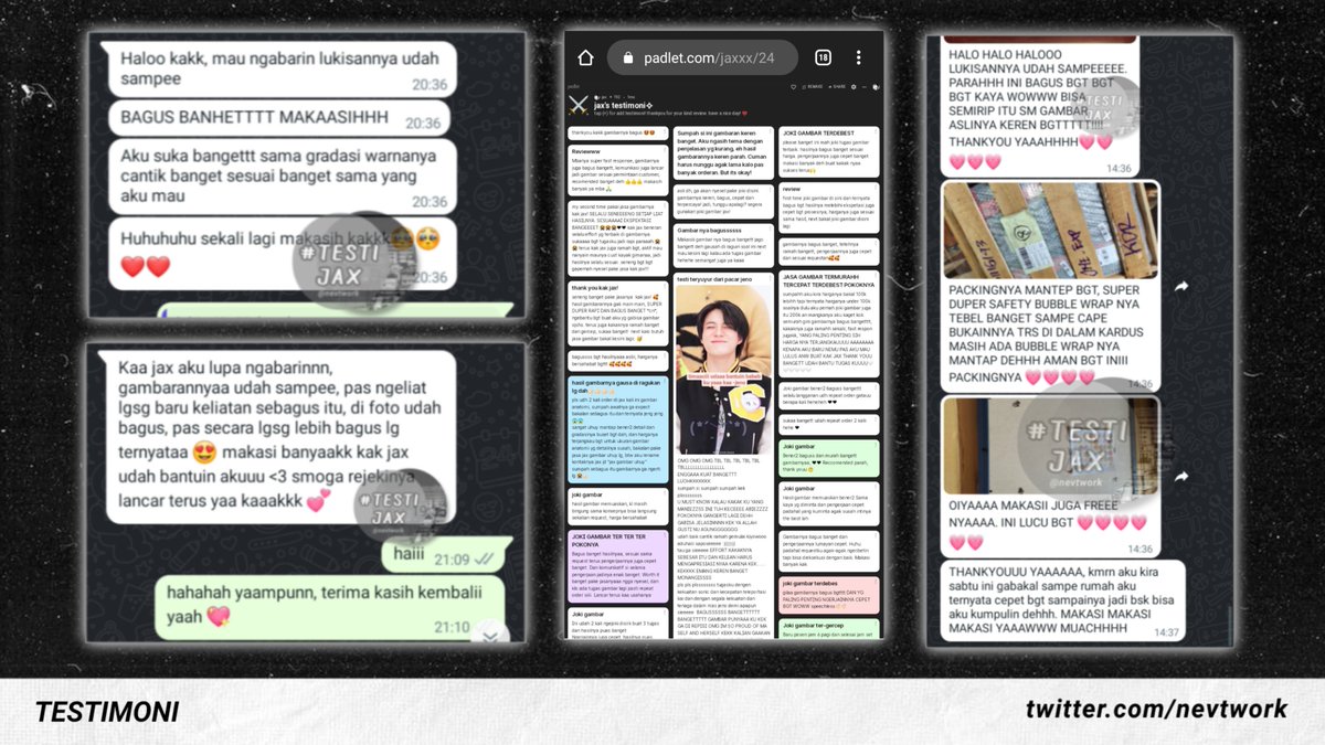 nevtwork's tweet image. YA. HO!
help repost please?

yang mau joki gambar manual dan digital bisa kesini yuk!

media warna : pensil warna, crayon, cat akrilik, cat air. open commis lukisan di canvas juga start 100k.

gambar bisa dikirim (dom jatim), more detail langsung contact wa or tele ya.

#zonauang