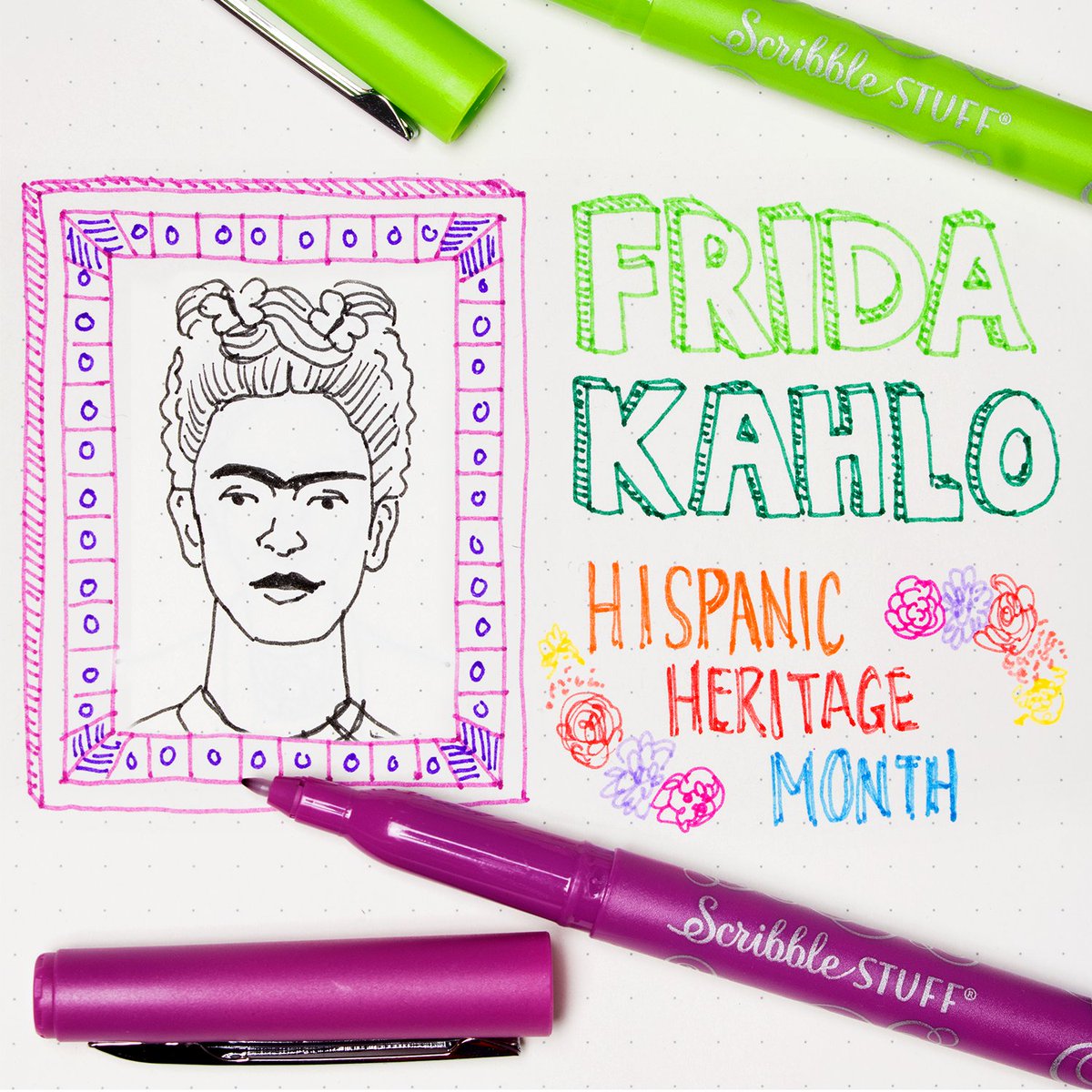🎨✨ Celebrating Hispanic Heritage Month with Frida Kahlo! 🇲🇽 Her unique style continues to inspire generations and ignite conversations about culture, and self-expression. Let's celebrate diversity, creativity, and the enduring legacy of this remarkable Mexican artist.