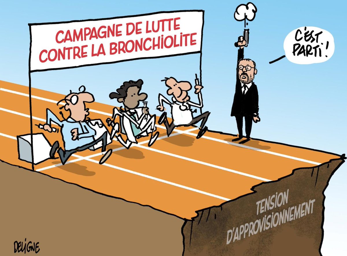 [La semaine de Deligne] Top départ pour la campagne de lutte contre la bronchiolite ! Par <a href="/fdeligne/">𝔻𝔼𝕃𝕀𝔾ℕ𝔼 dessins ✏</a>.