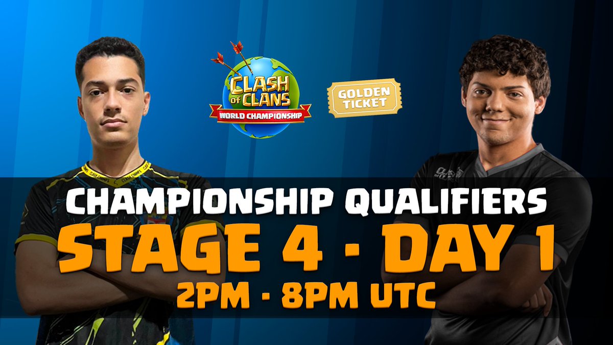 STAGE 4 STARTS IN 1 HOUR! Will you be watching?👀

🔗 youtube.com/watch?v=JpJCDk…
🔁 RT for a chance of winning 1000 Gems!

#ClashEsports | #ClashWorlds