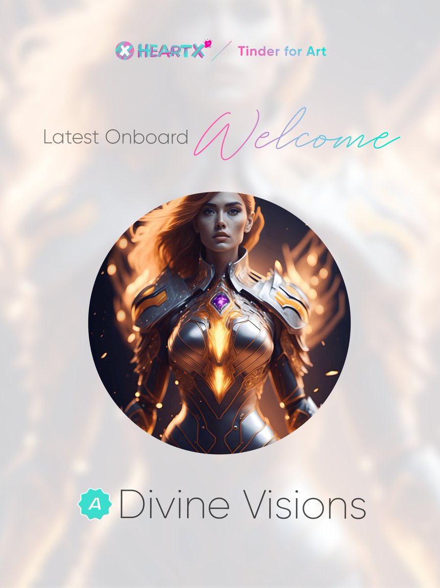 DvisionsNFT's tweet photo. GM dear fam, I'm a verified artist on @heartx_artist now, and I'll create exclusive content there. Thank you so much for the invitation and guidance dear @Bella11_nft 😘 https://t.co/G2vcgoxEK3