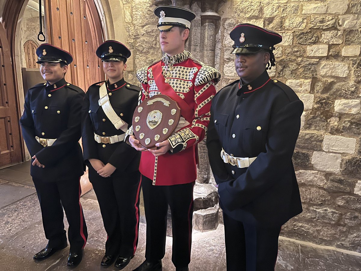HonColCityNEACF's tweet photo. Great result for the London District Combined ACF Band in the Lord Mayor’s Cadet Music Competition…Best Band and Best Bugler! https://t.co/O1JFSErn6N