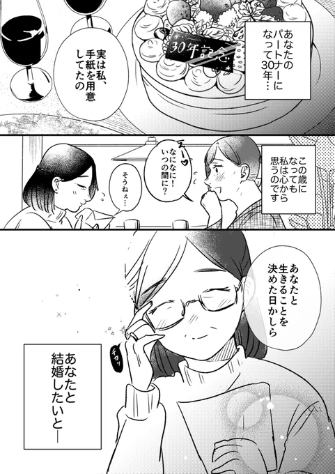 付き合って30年目のカップルがパートナーに宛てた手紙の話(1/3)
#漫画が読めるハッシュタグ 