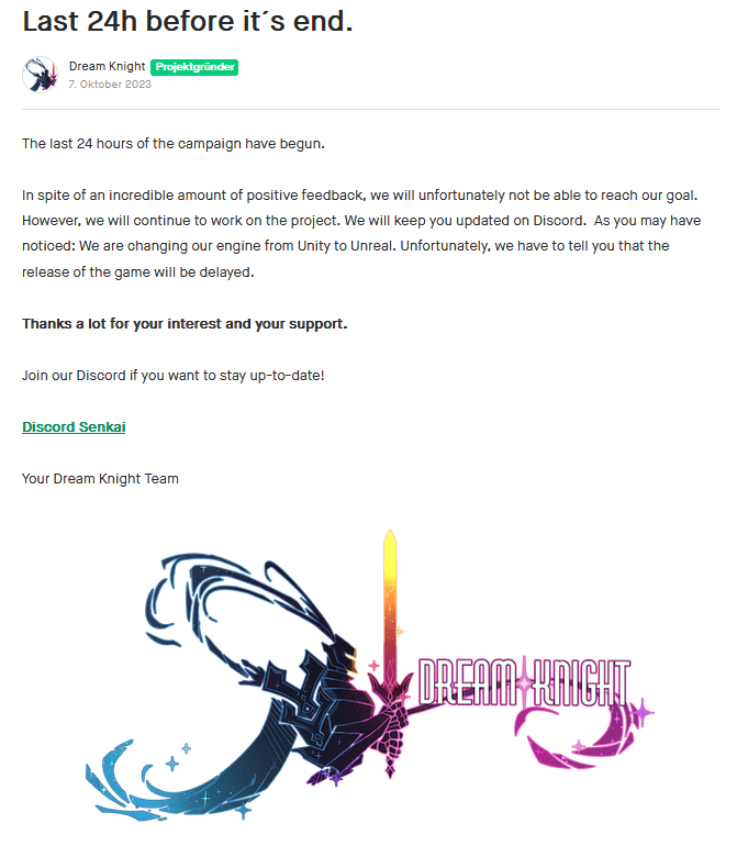 dreamknightoffi's tweet photo. Thanks for the Interest and your Support.

We will keep you up to date. Check out our Discord.

https://t.co/LGtqX0gpnU

#Senkai #Kickstarter #IndieGameDev #indiegames https://t.co/3CaRPno4lK