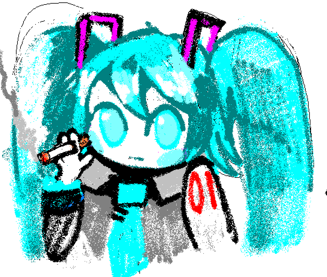 batbitez's tweet photo. i drew miku smoking a ciggy in windows xp https://t.co/hhPhgkfAlq