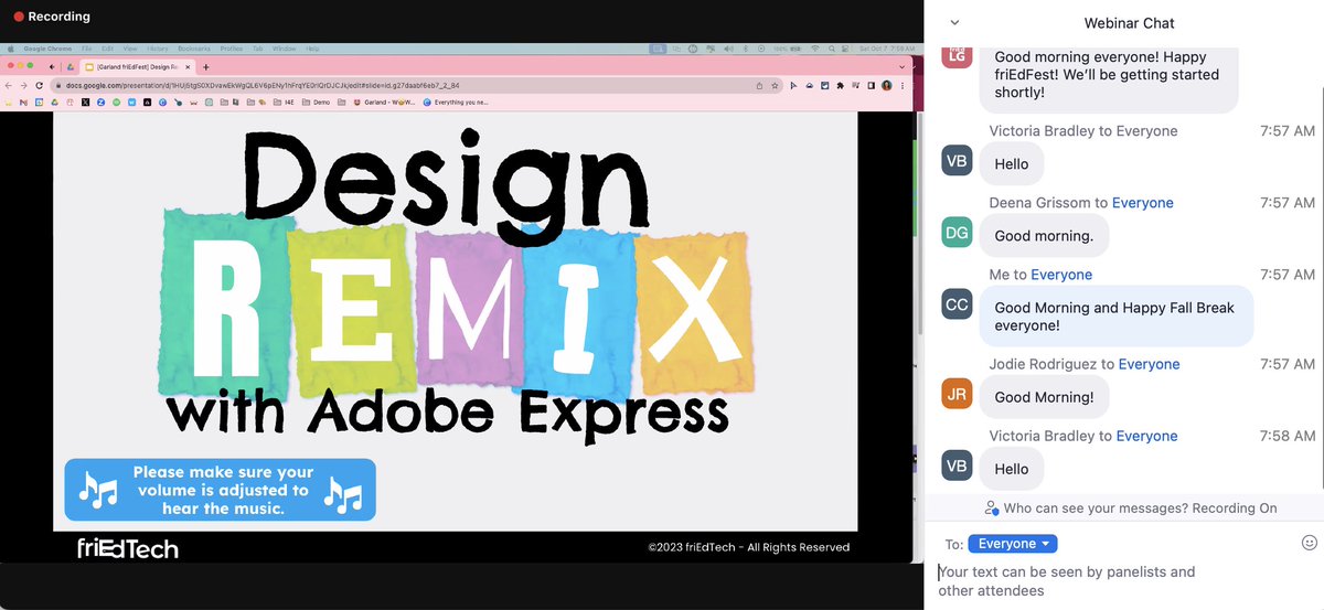 Chelsey_Cody's tweet image. Flexible learning on a Saturday?!? These @gisdnews educators are the BEST. So excited to dive in with @friEdTechnology &amp;amp; @AdobeExpress with our @DigitalGISD Fried Fest 2023 #gisdlearning