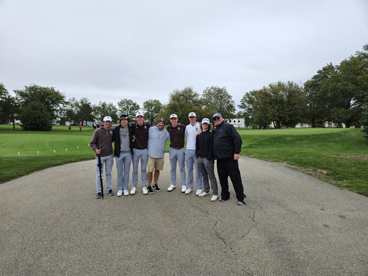 Yesterday, our golf team finished 2nd out of a field of 12 in the day 1 qualifier of the Illinois Class 2A State Championship! 

Good luck as our men will compete for today's State Championship in Bloomington, IL. #menfrom6410