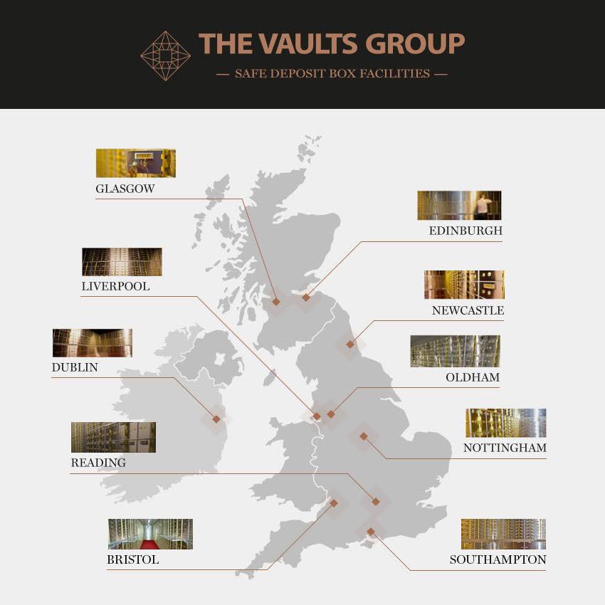 The Vaults Group are the largest Safe Deposit Box company in the UK. Are you worried about your valuables? #metrobank