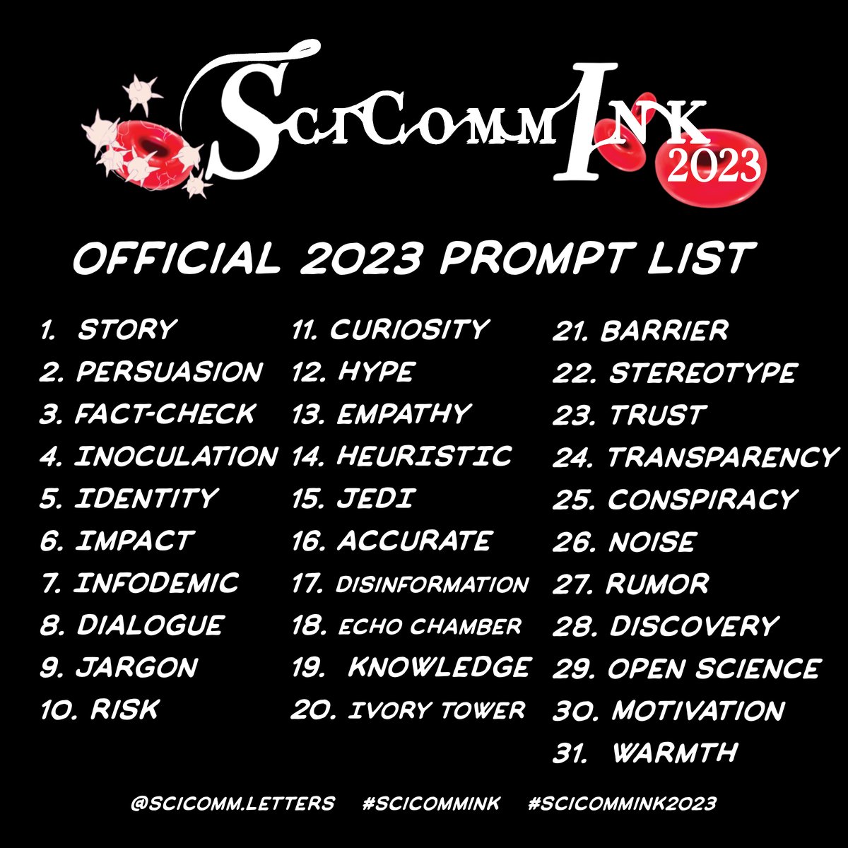 matteofarinella's tweet photo. 5. IDENTITY
6. IMPACT
7. INFODEMIC
This wraps week 1 of #SciCommInk, it's never too late to join!
#inktober #drawingchallenge #SciComm https://t.co/RgDKKgNvet