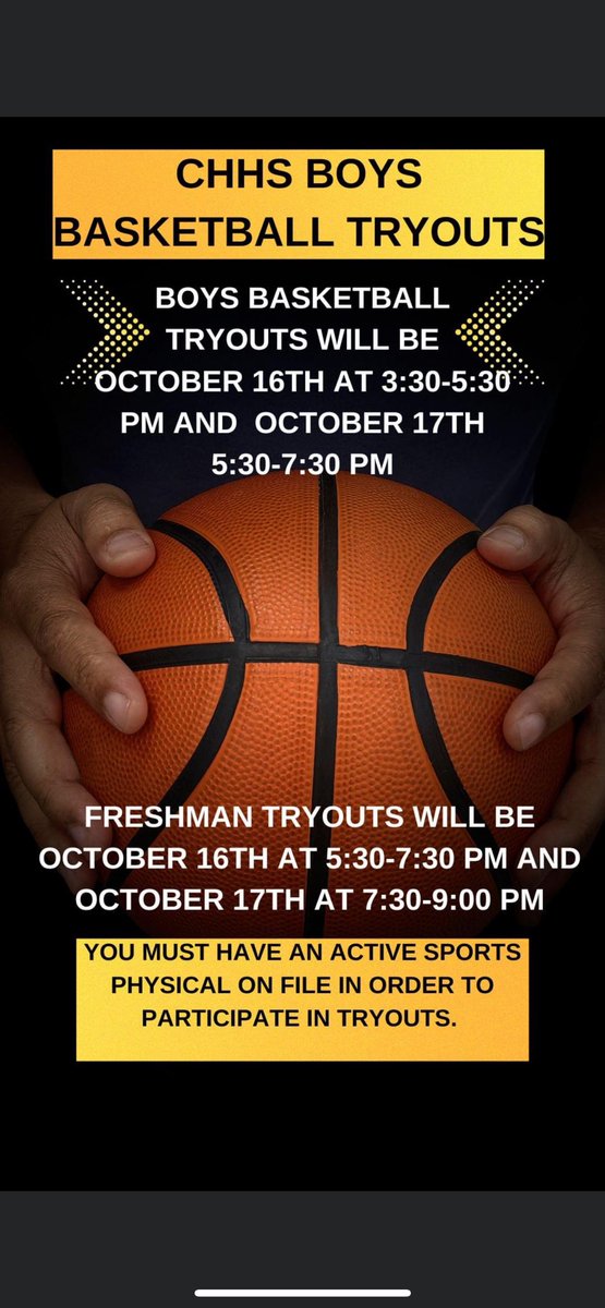 Tryout information!