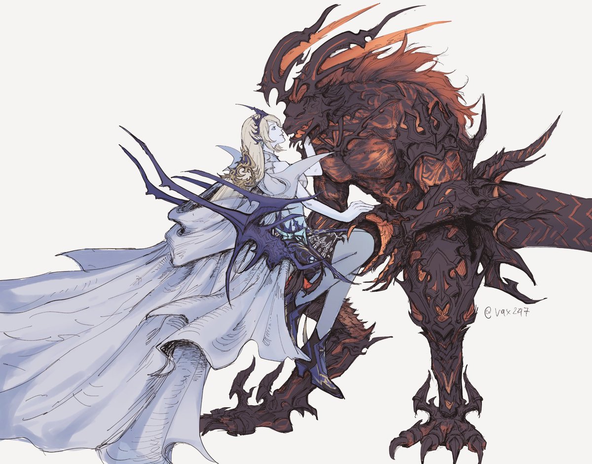 Ifrit x Shiva
#FF16 #Cliji #クラジル #IfritShiva