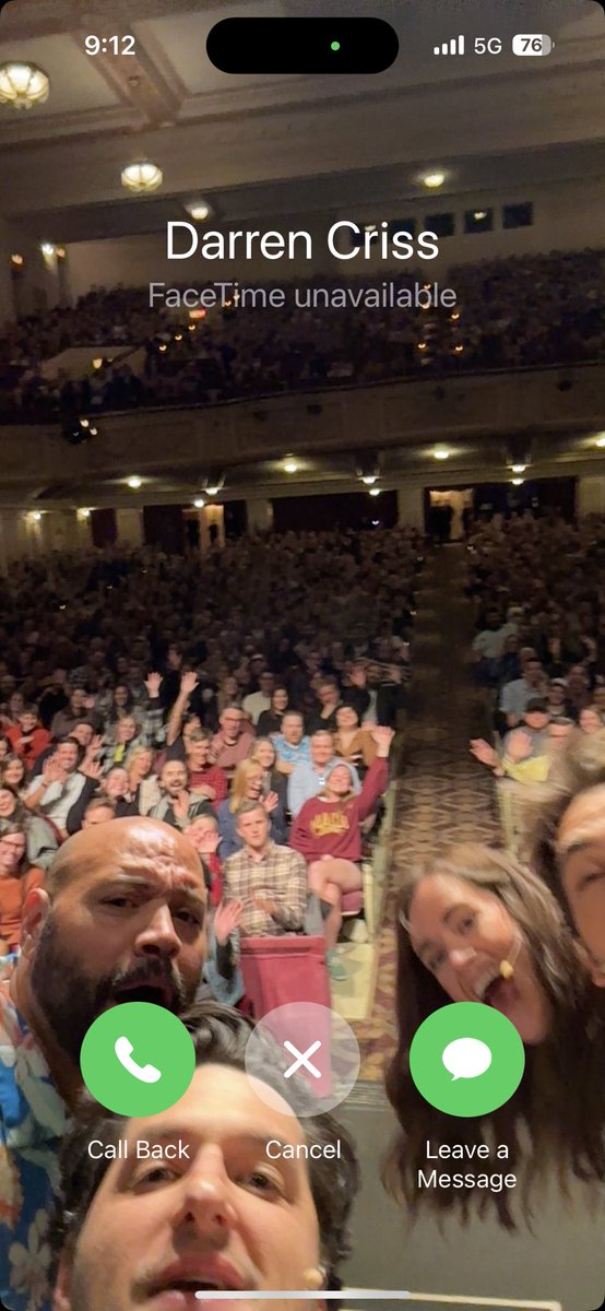 rejectedjokes's tweet photo. Minneapolis. Last night’s show was so fun and unique. We had an absolute blast. Thank you to all 2100 of you. And of course, thank you to @DarrenCriss. https://t.co/jtraZl56Fc