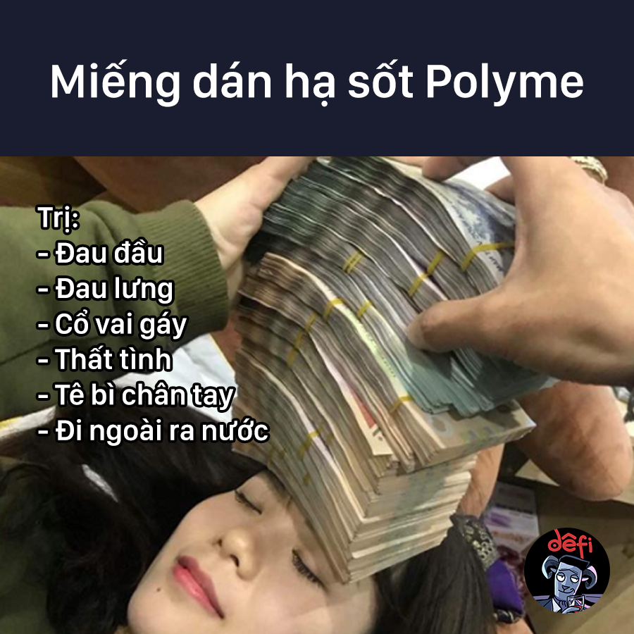 Moneymeme_'s tweet photo. Hạ sốt chỉ trong 1 nốt nhạc, càng dày càng nhanh khỏe :v #deefi #memetien #tien #meme https://t.co/8BzD3r74mD
