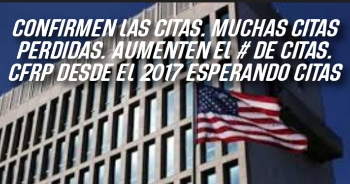 FalcoYurina's tweet photo. @BetsyHerna11234 @USCIS_es @USEmbCuba @USCIS Abogamos por una emigración legal,  #mascitascfrp #SOSCFRP https://t.co/WYzuCQQuPO