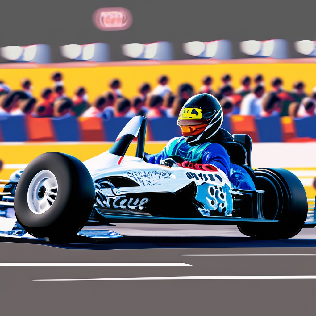kghantous's tweet photo. @Learn21Team Prompt: realistic racer riding in a NASCAR style race car performing a powerslide. Show the crowd in the background. https://t.co/KamwyTmE9L