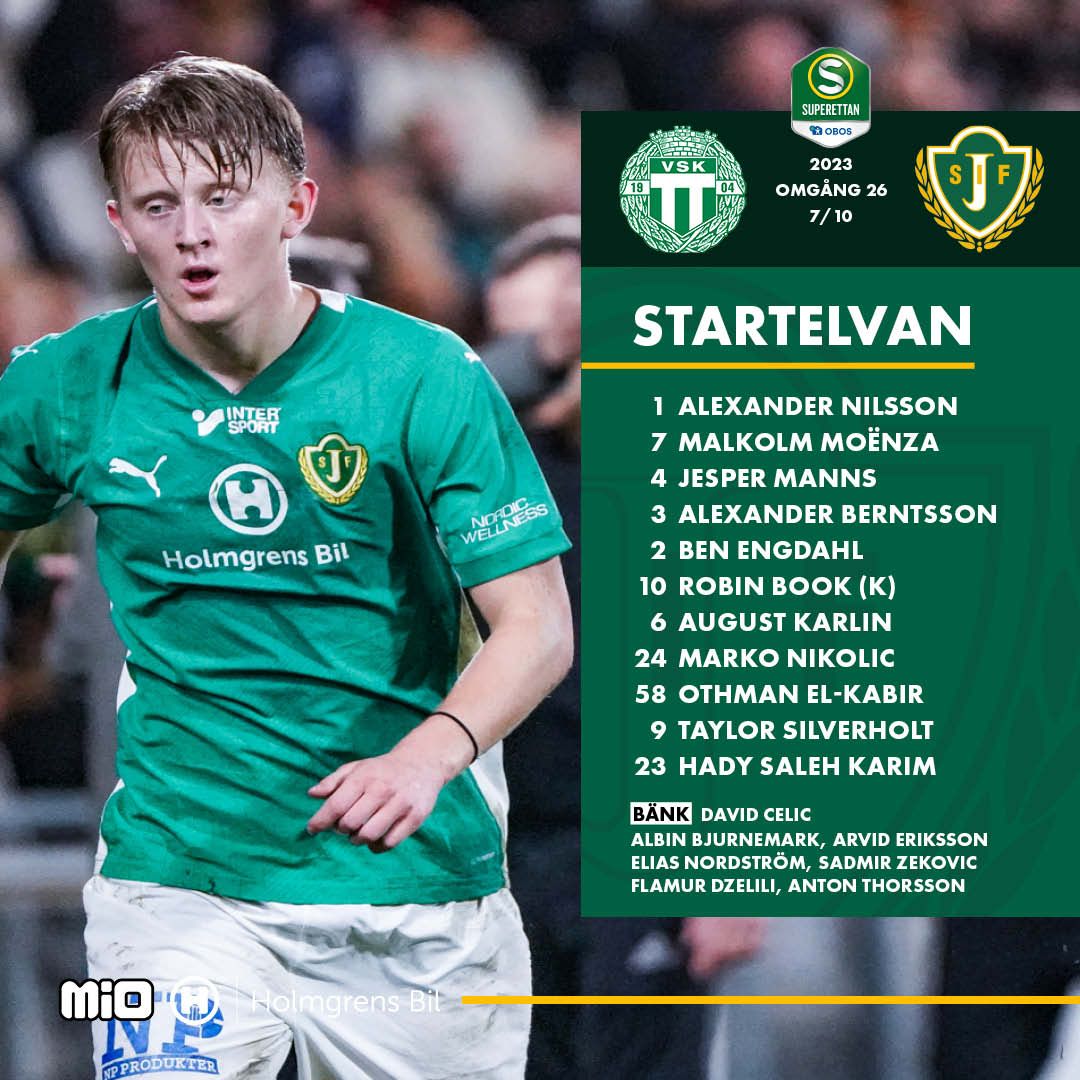 JSodra's tweet photo. Nu kör vi!
💚💚💚#jsödra #jönköpingssödra #startelvan #miomöbler #holmgrensbil https://t.co/IEfBlmKdv9