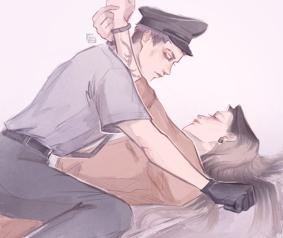 ogi_giniu's tweet photo. Hey, mister policeman
I don't want no trouble 🤭
#ranmitsu #蘭みつ https://t.co/u7xjUmHmLa
