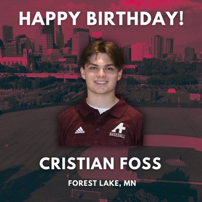 AuggieBaseball's tweet photo. The man that can do it all - lucky to have this guy at Auggie! Happy Birthday Cristian!

#FDSA #Convocation 🦅 https://t.co/WSEUQ4HTXh