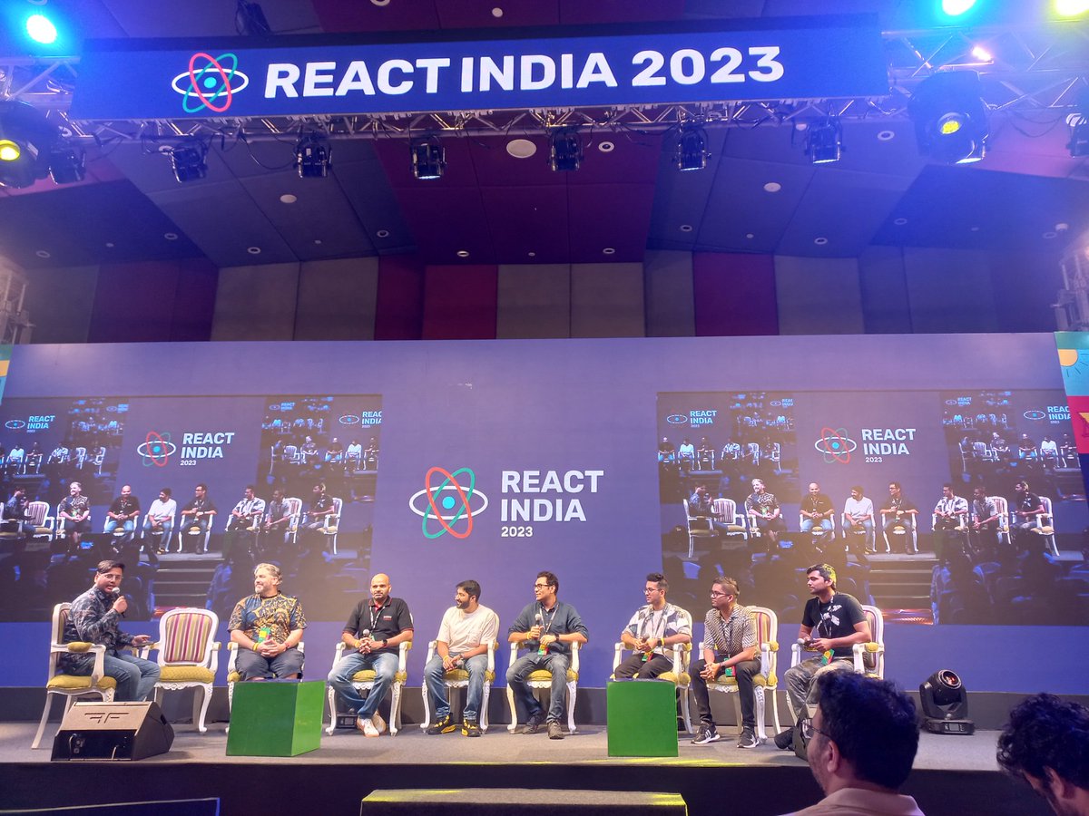 ssurabhi10's tweet photo. Panel Discussion: Design Systems Across Organizations @react_india by 
@ritz078 @sanketsahu @MenahiShayan @_RavinderM_ @Saurav_Varma @vinodloha @GantLaborde @snitin315 
#reactindia2023 https://t.co/covIf1FPRA