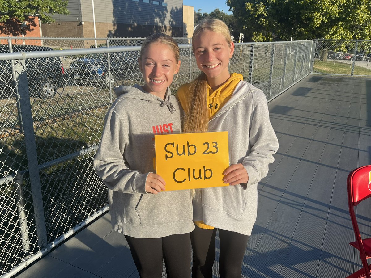Two additions to our sub club. Way to go Blythe and Sophie. The sub 22 club is excited to meet you soon 😃