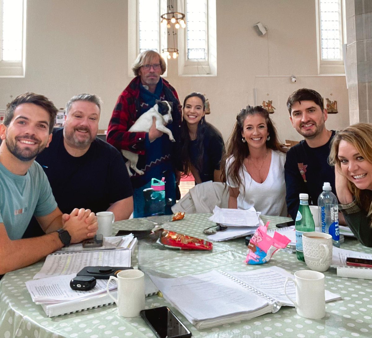 Midwalesopera's tweet photo. Rehearsals were well underway this week for our #SmallStages tour of Berlioz's Benedict & Beatrice.
To see @Monica_Soprano Huw Ynyr @LorenaPazNieto @JohnIeuanJ Stephanie Windsor-Lewis @MTSTIFF @richard_studer @Jon_Lyness on tour book tickets by following the link in our bio! https://t.co/Frcgz62kR8
