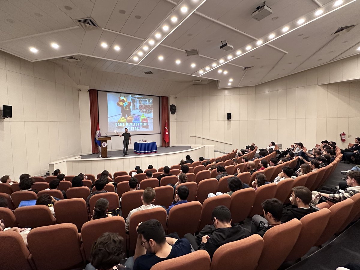 At the beginning of this semester, experiencing the joy of connecting with young engineering minds in Ankara during the Bilkent Game Development event was exciting. It was a pleasure to share the principles of software engineering from our journey at Peak. Thank you for coming.